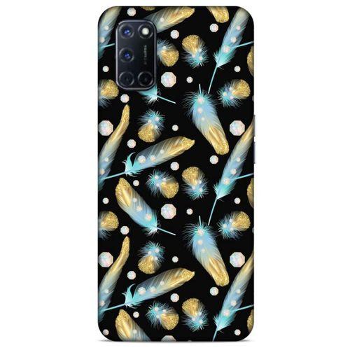 Oppo A52 Kılıf Desenli Özel Seri Tüyler (26) Tpu Silikon Kılıf