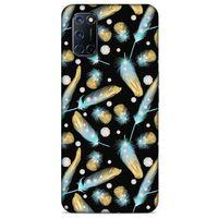 Oppo A52 Kılıf Desenli Özel Seri Tüyler (26) Tpu Silikon Kılıf
