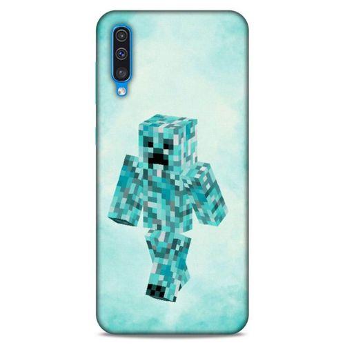Lopard Samsung Galaxy A30s Uyumlu Kılıf PiXel (47) Crystal Flex Kılıf Diamond Creeper