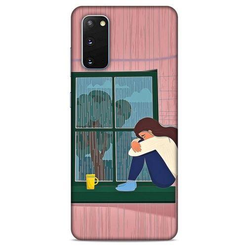 Samsung Galaxy S20 Kılıf Depresyon (18) Telefon Kılıfları Pembe Yeşil