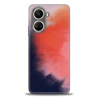 Huawei Nova 10 SE Kılıf HD Baskılı Kılıf - Sisli Turuncu + Tam Ekran Koruyucu