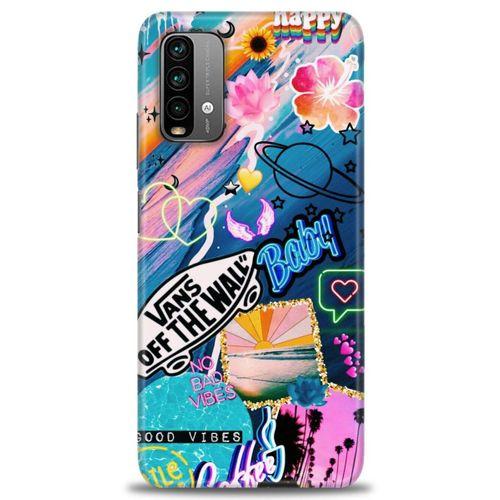 Xiaomi Redmi 9T Kılıf HD Baskılı Kılıf - Happy Vans + Tam Ekran Koruyucu