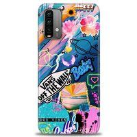 Xiaomi Redmi 9T Kılıf HD Baskılı Kılıf - Happy Vans + Tam Ekran Koruyucu