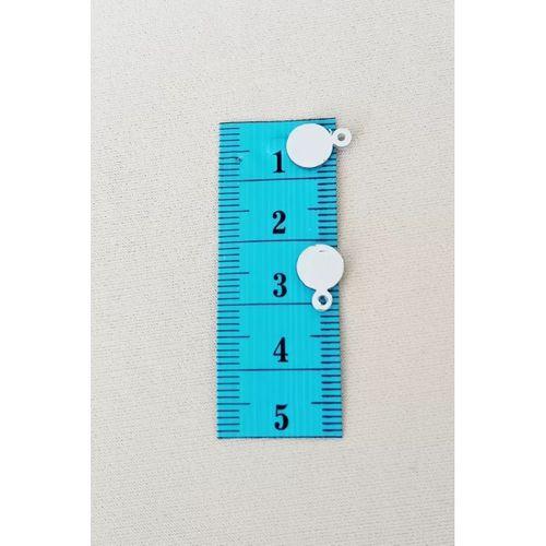 Oya Abiye Bileklik Kolye Pleksi Metalik Plastik Pul Gümüş Renk 24 gram 225 adet - BNC580