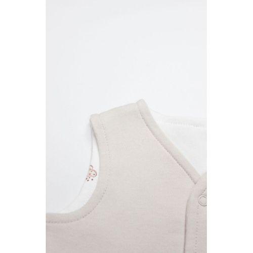 Bistyle Bistyle Yelek Çift Taraflı Cookies Make Happy 18111 Ekru