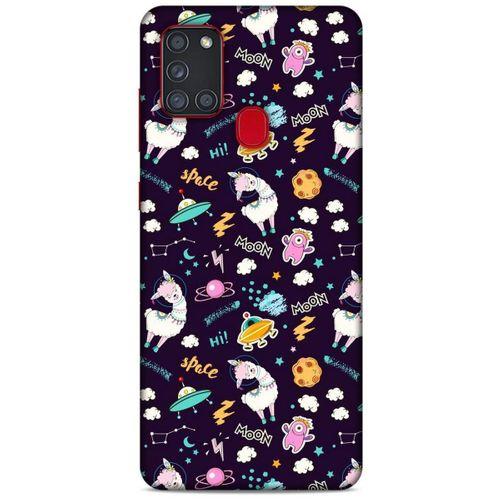 Spacex (47) Tema Crystal Flex Kılıf Samsung Galaxy A21s Kılıf