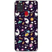 Spacex (47) Tema Crystal Flex Kılıf Samsung Galaxy A21s Kılıf