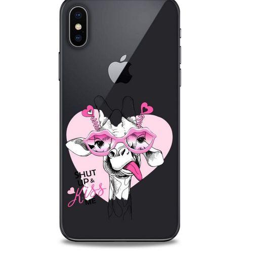 Zoologix (14) Apple Iphone X Şeffaf Kılıf Silikon Desenli