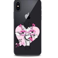 Zoologix (14) Apple Iphone X Şeffaf Kılıf Silikon Desenli