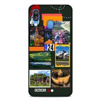 Lopard Samsung Galaxy A40 Uyumlu Kılıf Şehirli ※ (24) Erzincan Darbe Emici Kılıf