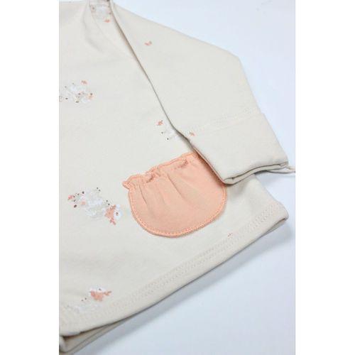 Bistyle Bistyle 3Lü Zıbın Takım Fluffy And Lovely 13106 Bej