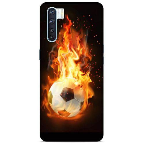 Lopard Oppo A91 Uyumlu Kılıf FireX (36) Glitter Kılıf Futbol Topu