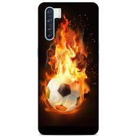 Lopard Oppo A91 Uyumlu Kılıf FireX (36) Glitter Kılıf Futbol Topu