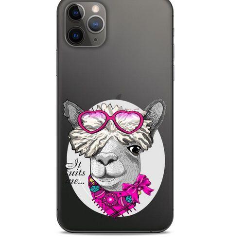 Zoologix (48) Apple iPhone 12 Pro Max Şeffaf Kılıf Silikon Desenli