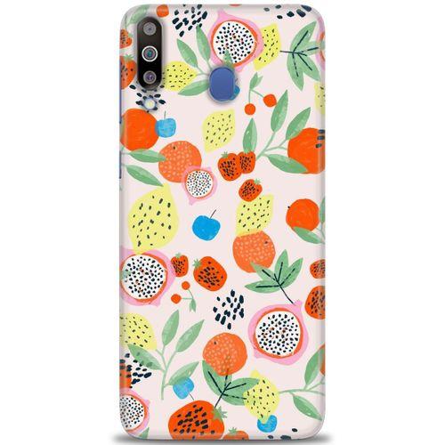 Samsung Galaxy M30 Kılıf HD Baskılı Kılıf - Ejder Meyvesi + Tam Ekran Koruyucu