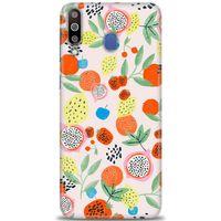 Samsung Galaxy M30 Kılıf HD Baskılı Kılıf - Ejder Meyvesi + Tam Ekran Koruyucu