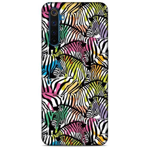 Animax Colorful Zebra Oppo Realme 6 Pro Kılıf Desenli Silikon