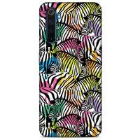Animax Colorful Zebra Oppo Realme 6 Pro Kılıf Desenli Silikon