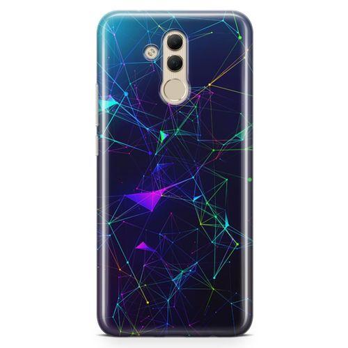 Huawei Mate 20 Lite Kılıf Rainbow Ağlar Arka Kapak Koruma Desenli Full Koruyucu