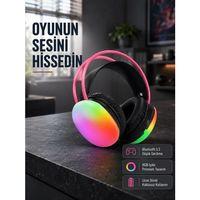 Ergonomik Rgb Bluetooth Kulaklık 3d Ses Yeni Nesil