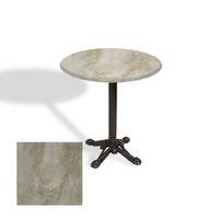 Dockers Çipa Döküm Ayak Yuvarlak Masa Çap 60cm - (Werzalit, Wermodin ve Allzalit Tabla) - Irony