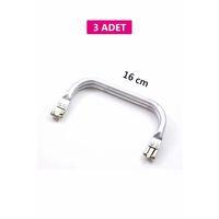Gizli Metal Çanta Bursu – 3 Adet - 16 cm - Metal Çanta Aparatı Çanta Aksesuarı