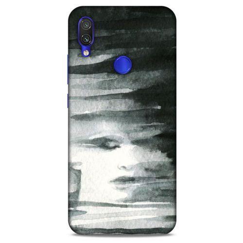 Xiaomi Redmi Note 7 Kılıf Depresyon (13) Silikon Kap Mor Turuncu