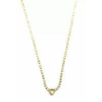 Su Yolu Kalp Kolye - Altın