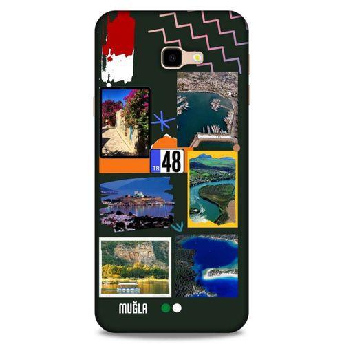 Lopard Samsung Galaxy J4 Plus Uyumlu Kılıf Şehirli ※ (48) Muğla Bumper Kılıf
