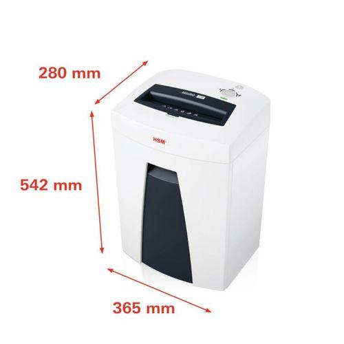 HSM SECURIO C18 - 1,9x15 mm Çapraz kesim- Evrak İmha Makinesi / Kağıt Kırpma Makinesi - 25lt