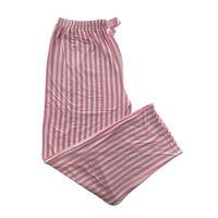 Kadın İnce Beyaz Çizgili Pijama Altı Milan -3010