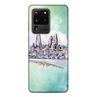 Samsung Galaxy S20 Ultra Uyumlu Kılıf Azarbaijan (2) Kabı Baki Silüet