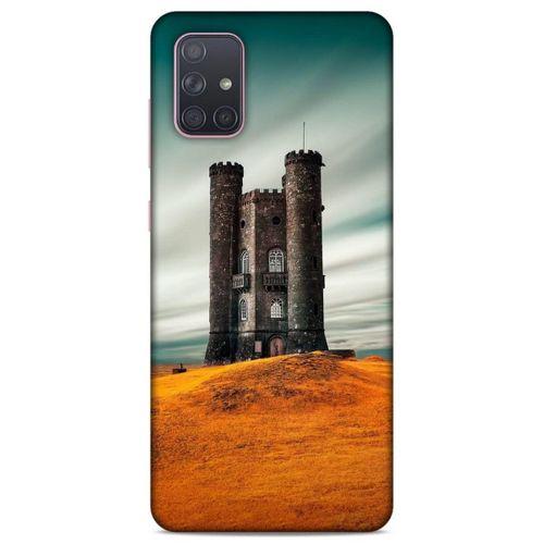 Lopard Samsung Galaxy A71 Uyumlu Kılıf Gece'S (31) TPU Kılıf Yeşil Gece