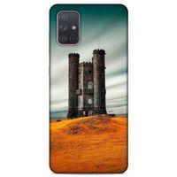 Lopard Samsung Galaxy A71 Uyumlu Kılıf Gece'S (31) TPU Kılıf Yeşil Gece