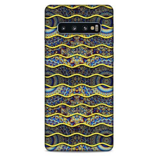 Samsung Galaxy S10 Kılıf Baskılı Özel Seri Taşlı (39) Liquid Crystal Kılıf