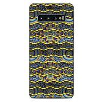 Samsung Galaxy S10 Kılıf Baskılı Özel Seri Taşlı (39) Liquid Crystal Kılıf
