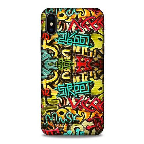 Graffitix (26) Desenli Silikon Kapak Apple iPhone XS Kılıf