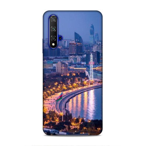 Huawei P Smart S 2020 Uyumlu Kılıf Azarbaijan (29) Arka Koruma Kılıfı Akşam Şehir