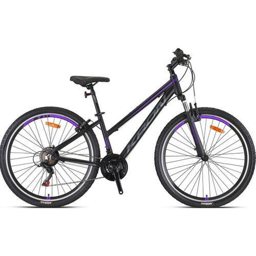 Kron XC 75 Lady 27.5 Jant Dağ Bisikleti Mat Siyah-Füme/Mor 38 cm