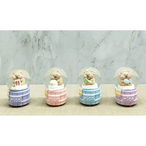 Kapibara Tasarımlı Işıklı Kar Küresi Alk5022