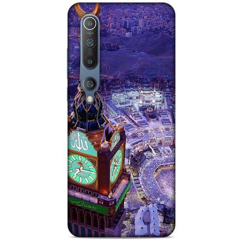 Xiaomi Mi 10 Kılıf Dünya Mimarisi (12) Koruyucu Silikon Mekke Kabe