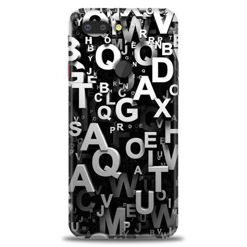 General Mobile GM 9 Pro Kılıf HD Baskılı Kılıf - Harfler + Tam Ekran Koruyucu