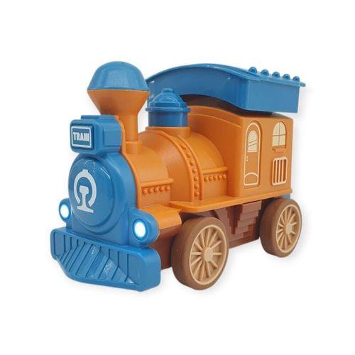 Oyuncak Tren Işıklı Sesli Bas Gitsin 14cm - MAVİ - 8068A