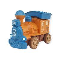 Oyuncak Tren Işıklı Sesli Bas Gitsin 14cm - MAVİ - 8068A