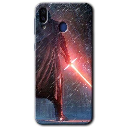 Potkal Hediye Fabrikası Samsung Galaxy M10s Kılıf HD Desen Baskılı Arka Kapak - Kylo Ren