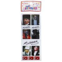 Ticon Atatürk-K.Atatürk İmza Sticker - 6 adet