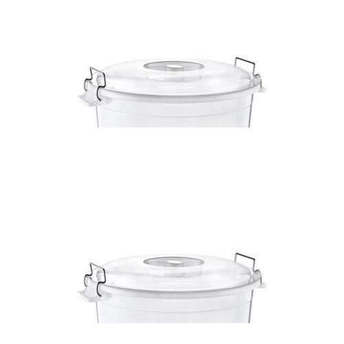 Plus Şeffaf Bakliyat Kovası 50 Litre Royaleks-ASD173