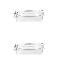 Plus Şeffaf Bakliyat Kovası 50 Litre Royaleks-ASD173