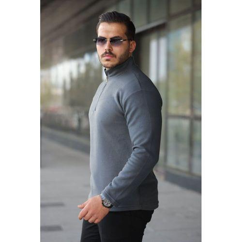 Erkek Zip Yaka Polar Sweat