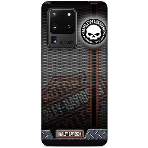 Samsung Galaxy S20 Ultra Uyumlu Kılıf Motorsiklet (46) Core Armor Kılıf Harley